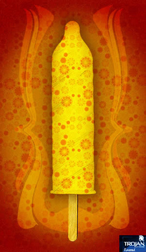 Publicidad, condones de sabores
