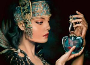 mujer azteca en 3D, maya en 3D