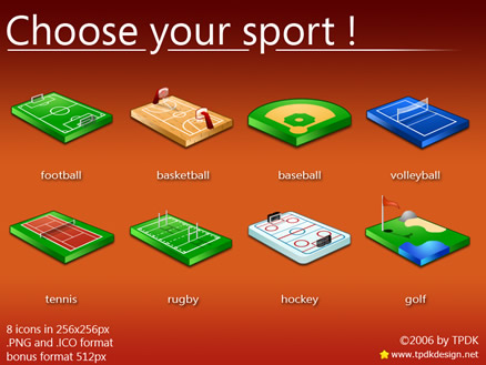 Paquete de iconos de deportes, descarga gratis