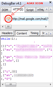 AJAX Inspector para Internet Explorer