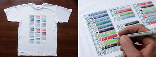 la playera web 2.0, playera de las redes sociales