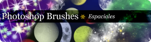 Brushes para Photoshop Espaciales