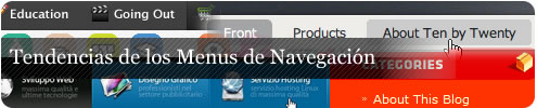 Menus de Navegación