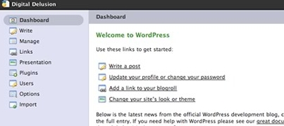 Tiger Admin Template para Wordpress