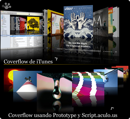 Coverflow Web con Prototype y Scriptaculous