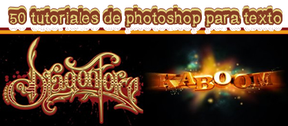 50-tutoriales-de-photoshop tutoriales para darle efectos a texto con photoshop