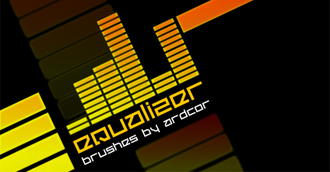 equal Brushes para Photoshop de Ecualizadores