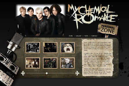 my-chemical-romance tutorial de diseño web