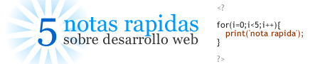 notas sobre desarrollo web