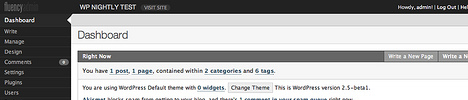 wordpress-25-fluency Theme fluency