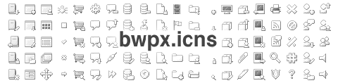 iconos blanco y negro gratis