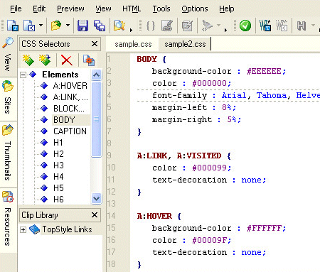 topstyle editores css