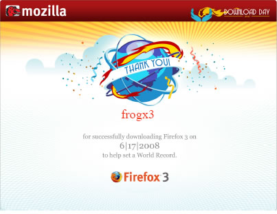 firefox 3 record guinness