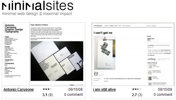 minimalsites minimalsites Minimalsites, galeria de sitios web minimalistas