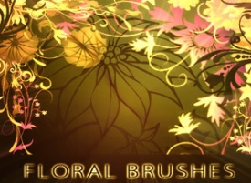 brushes florales