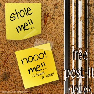 free post it notes by bobbyperux 100+ archivos PSD para descargar gratis