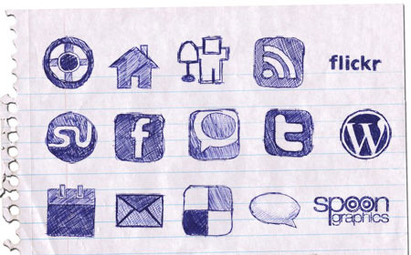 01 02 hand drawn doodle 40 paquetes para descargar iconos gratis