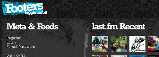 diseños de footer disenos de footer 40 diseños creativos de footers de blogs