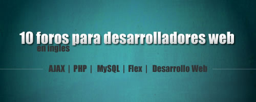 foros de desarrollo web