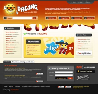 facing