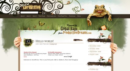 wilddreams 40 plantillas wordpress gratis