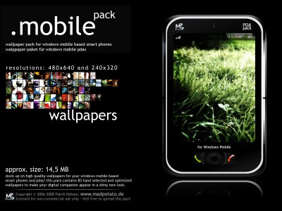 windows mobile wallpaper windows mobile wallpaper pack by madpotato 400x300 Fondos para smartphones con windows mobile