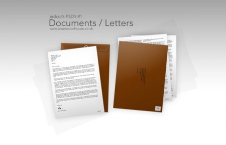 documents letters documents letters 450x290 45+ Archivos PSD gratis