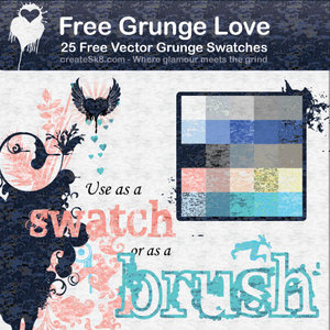 free grunge love by namespace 16 vectores abstractos de manchas