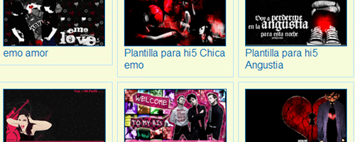plantillas emo para hi5