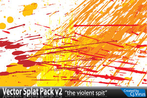 vector splat pack v2 by cjvirus 16 vectores abstractos de manchas