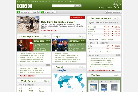 bbc co uk 30 ejemplos de paginas de periodicos y noticias en linea
