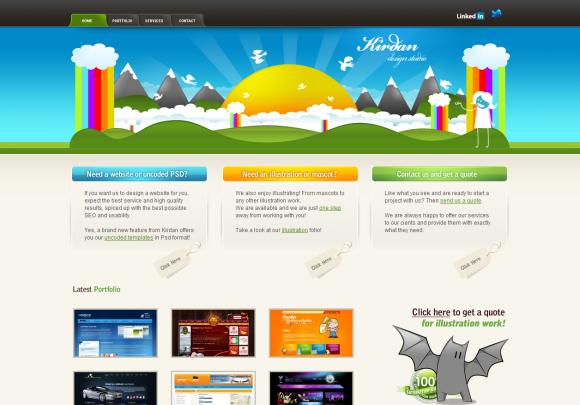 7 7 50 preciosos diseños web inspirados en la naturaleza