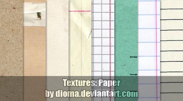 Textures  Paper by Dioma 600x333 Colección de texturas de papel