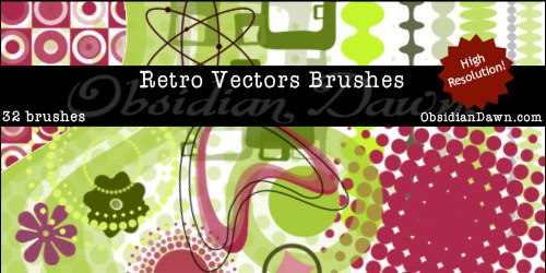 retrobrush4 500+ brushes estilo retro para photoshop gratis