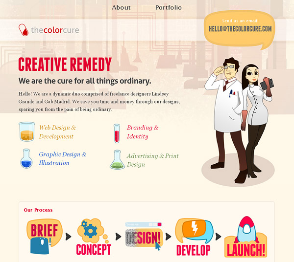 thecolorcurecom 30 Increíbles diseños web con fondos en vectores