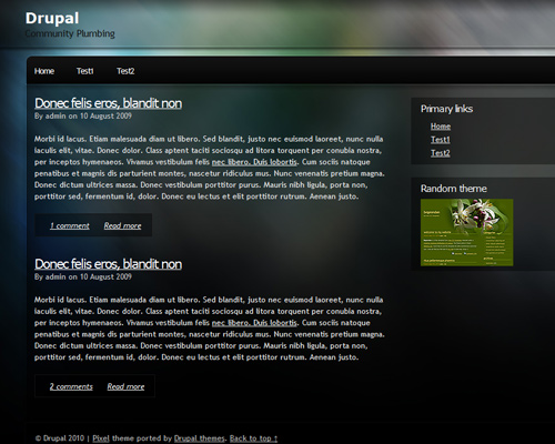 18 pixel 30 Increíbles Drupal themes gratis