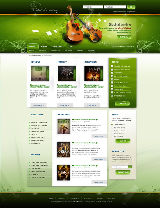 game-music-4 game music 4 30 interfaces web para inspirarse, están geniales