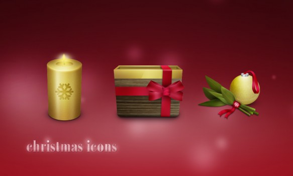 Christmas Icons 2007 by gakuseisean 583x350 8 Paquetes de iconos navideños gratis