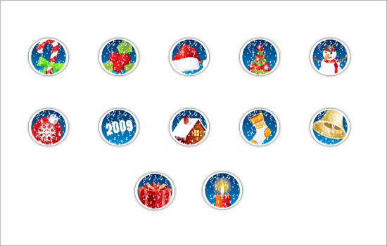 freevector icons17 8 Paquetes de iconos navideños gratis