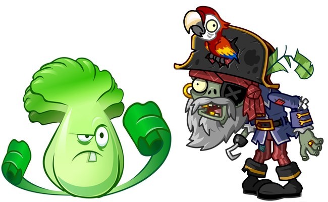 Plantas vs zombies 2 dibujos - Imagui