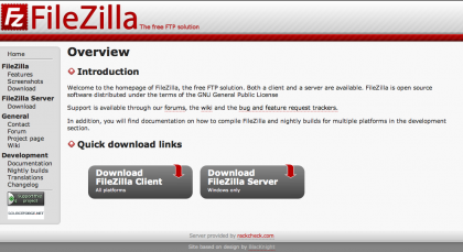 Liberado FileZilla 3.0