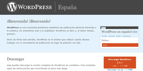 wordpress en español