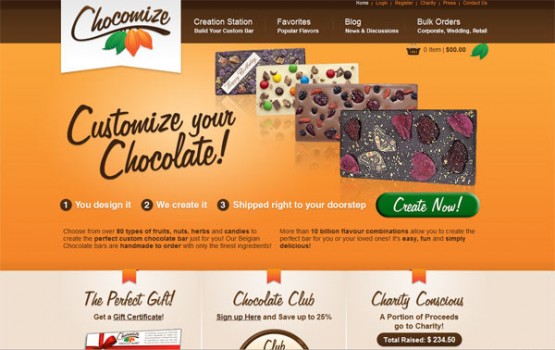 30 increíbles diseños web de paginas de postres Frogx Three