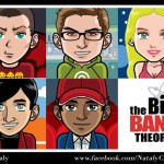 caricaturas the big bang theory 7
