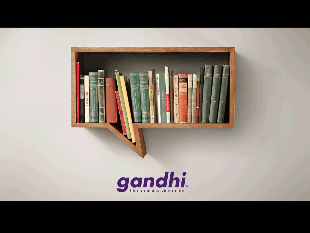 Galería de frases: librerías Gandhi México - Frogx Three