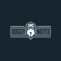 diseños logos perros doggy notes
