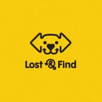 diseños logos perros lost and find