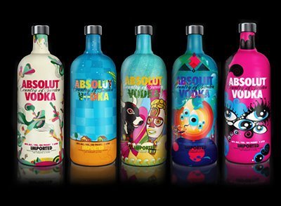 diseños packaging vodka absolut 15
