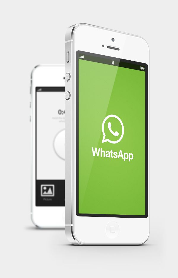 concepto de diseño ui whatsapp screen