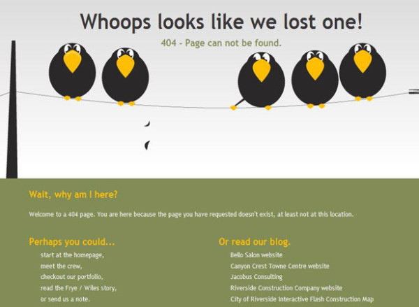 curiosos diseños paginas de error 404 4